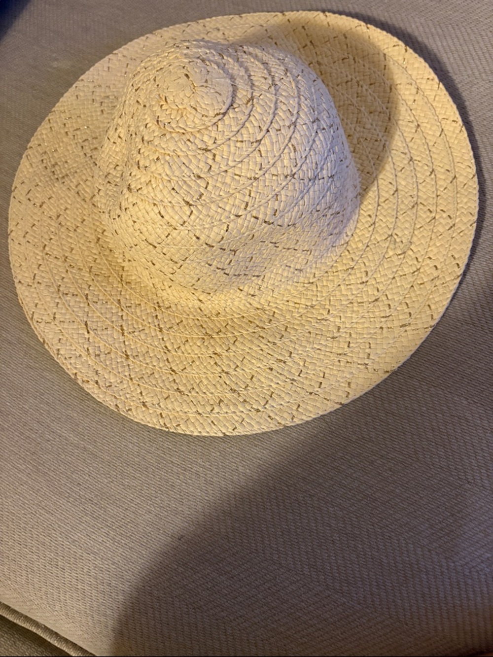 Old Navy kids Straw Sun Hat - Natural Beige Beach Hat